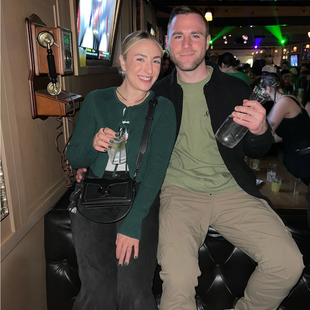 Green Tie Front Cardigan